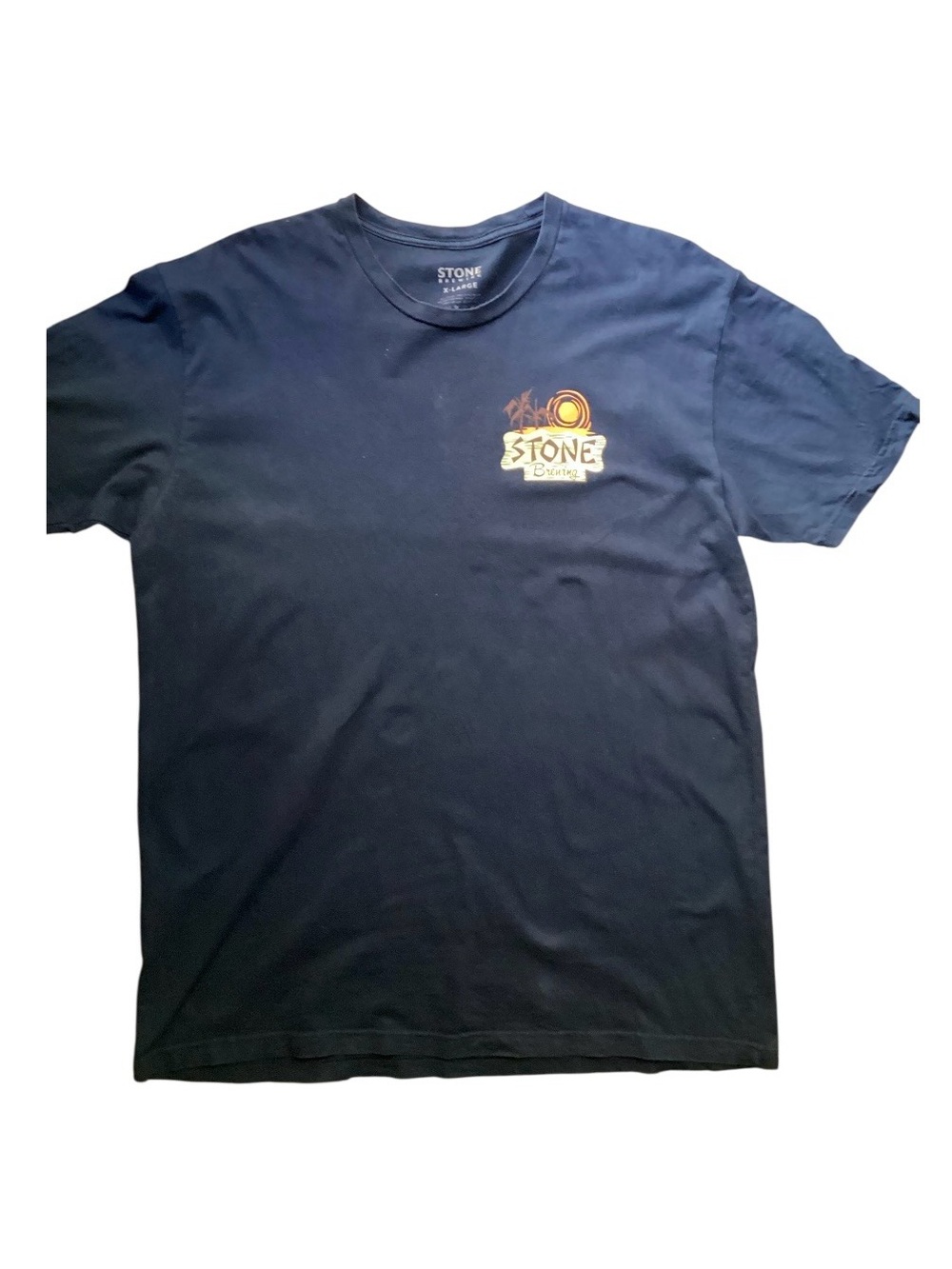 Stone Brewing Navy Graphic Logo T-Shirt